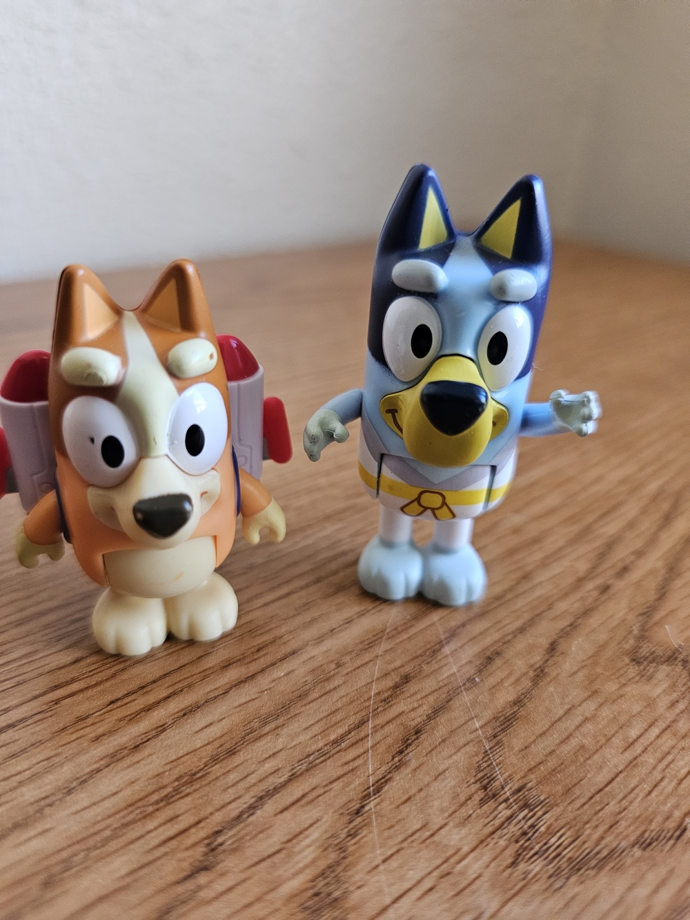Bluey & Bingo Action Heroes Figures Karate Jetpack Toy Set 2.5 Inch Dog